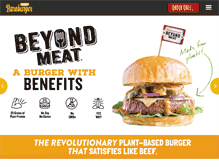 Tablet Screenshot of bareburger.com